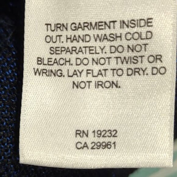 ALFRED DUNNER BLUE & BLACK LEOPARD PRINT STUDS BLING FAUX CAMI 3/4 SLEEVE LG - Picture 11 of 12